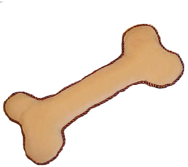 stuffed dog bones